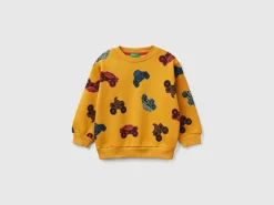 Sweatshirt with tractor print