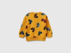 Sweatshirt with tractor print