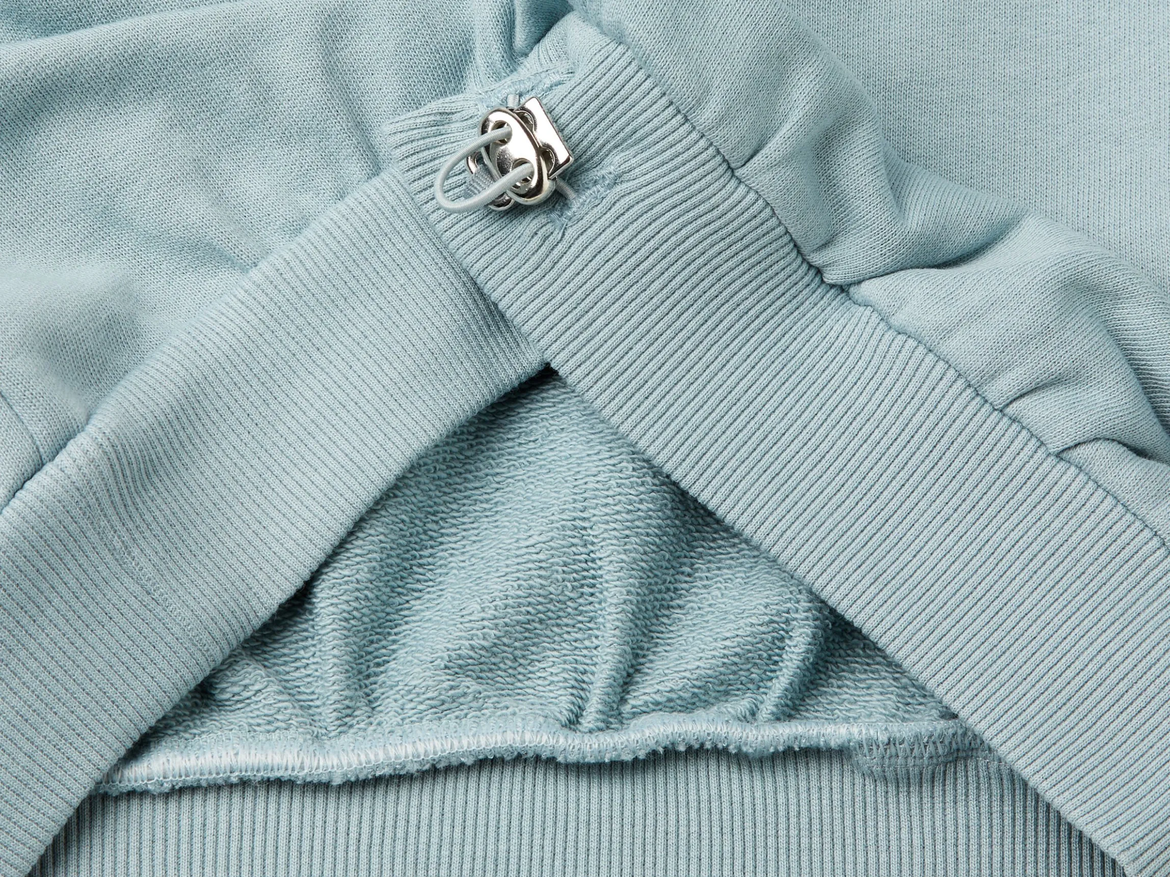 Sweatshirt with uneven neckline