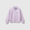 Sweatshirt with zip and collar