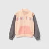 Sweatshirt with zip and collar