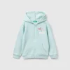 Sweatshirt with zip and sequins