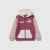 Sweatshirt with zip and sequins