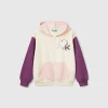 Sweatshirt with zip and sequins