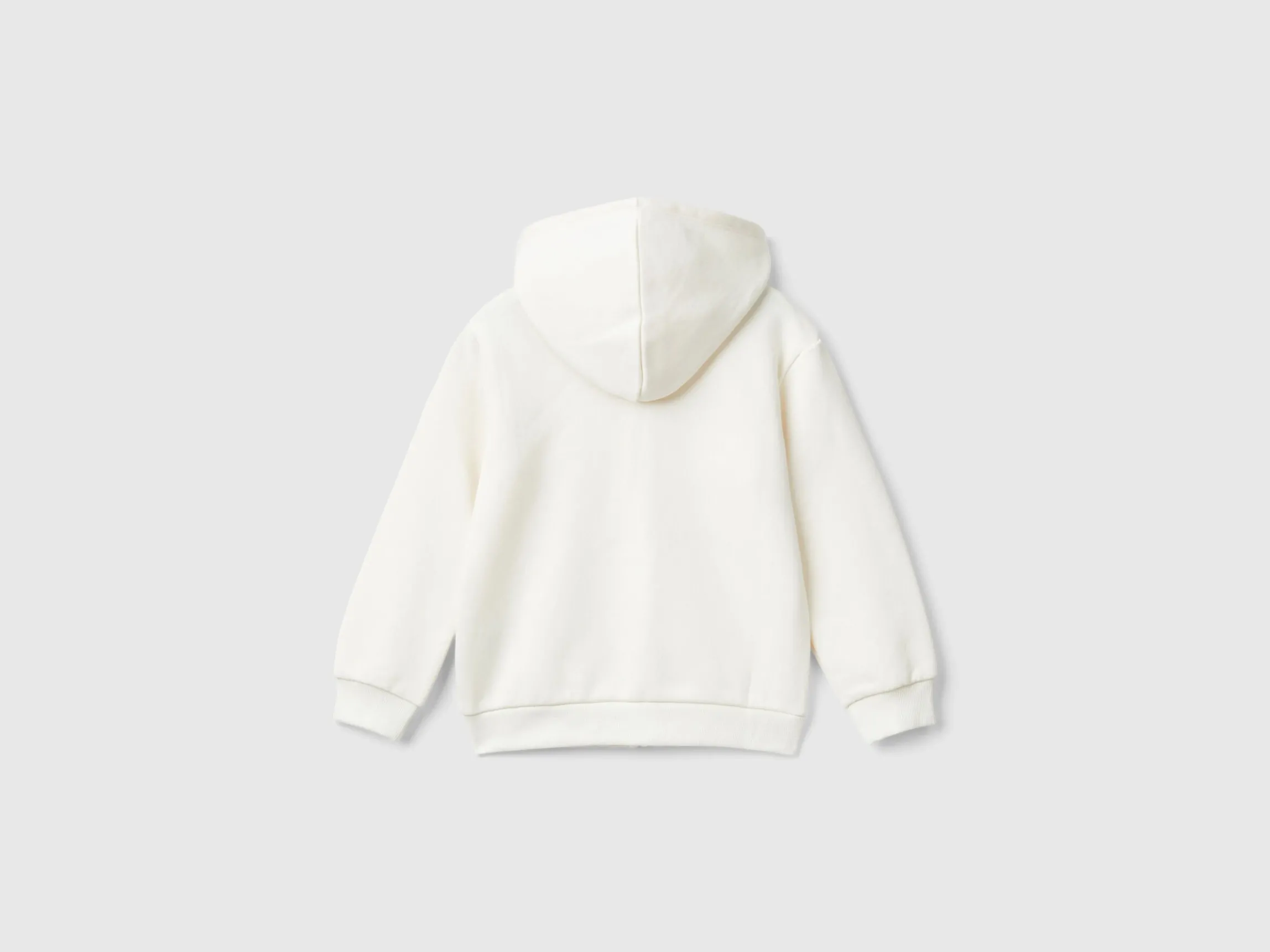 Sweatshirt with zip and sequins