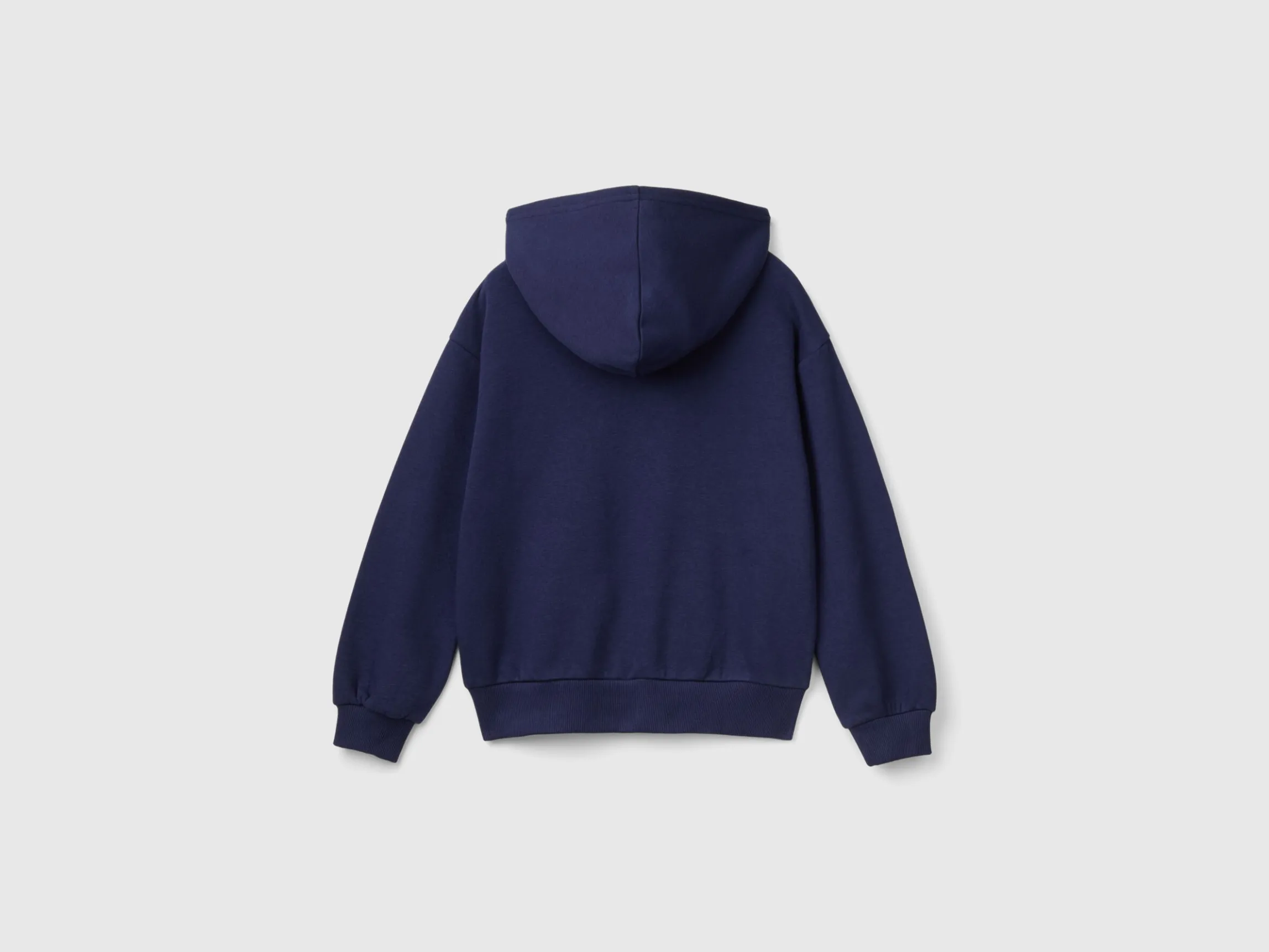 Sweatshirt with zip and sequins
