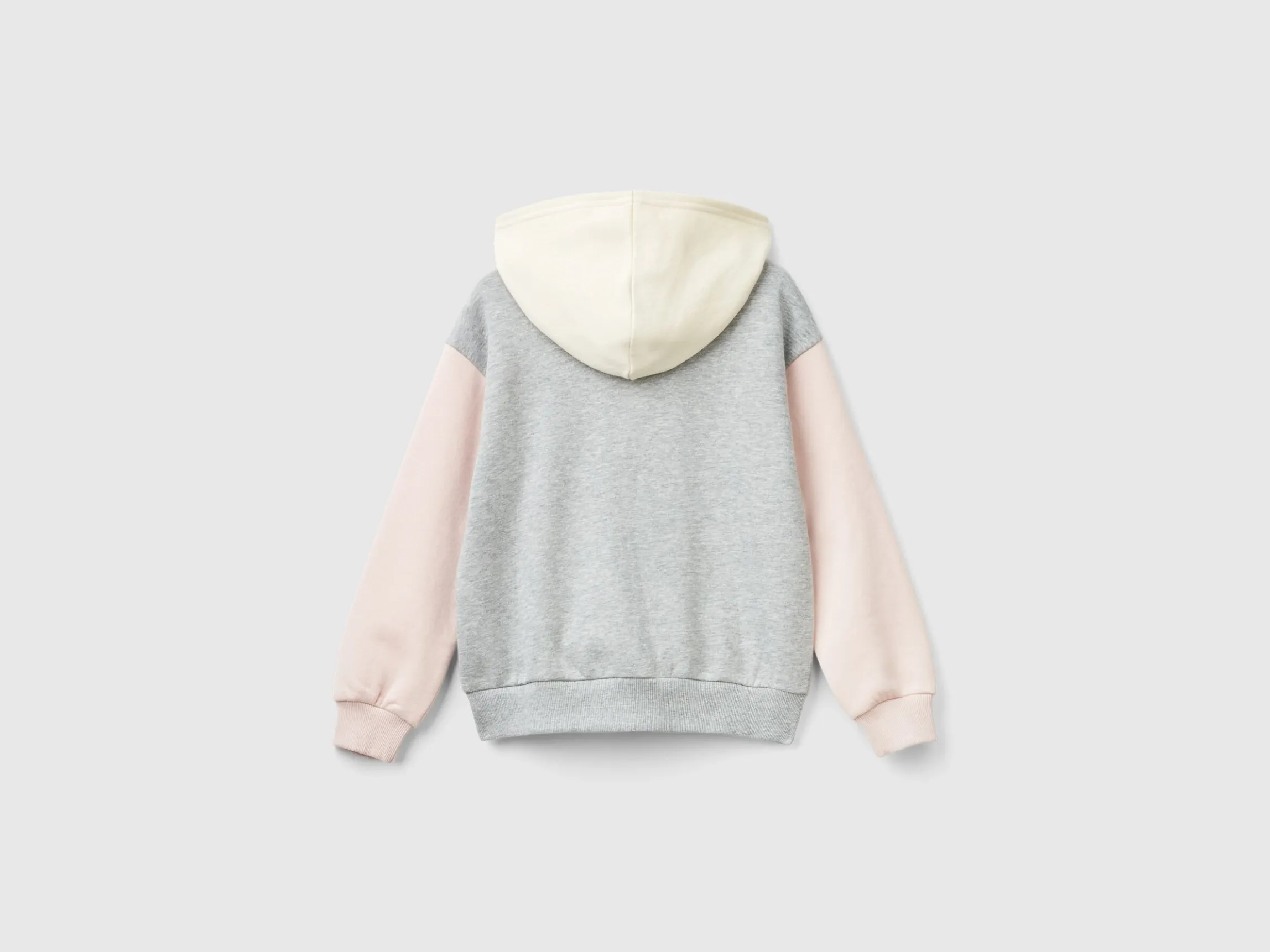 Sweatshirt with zip and sequins