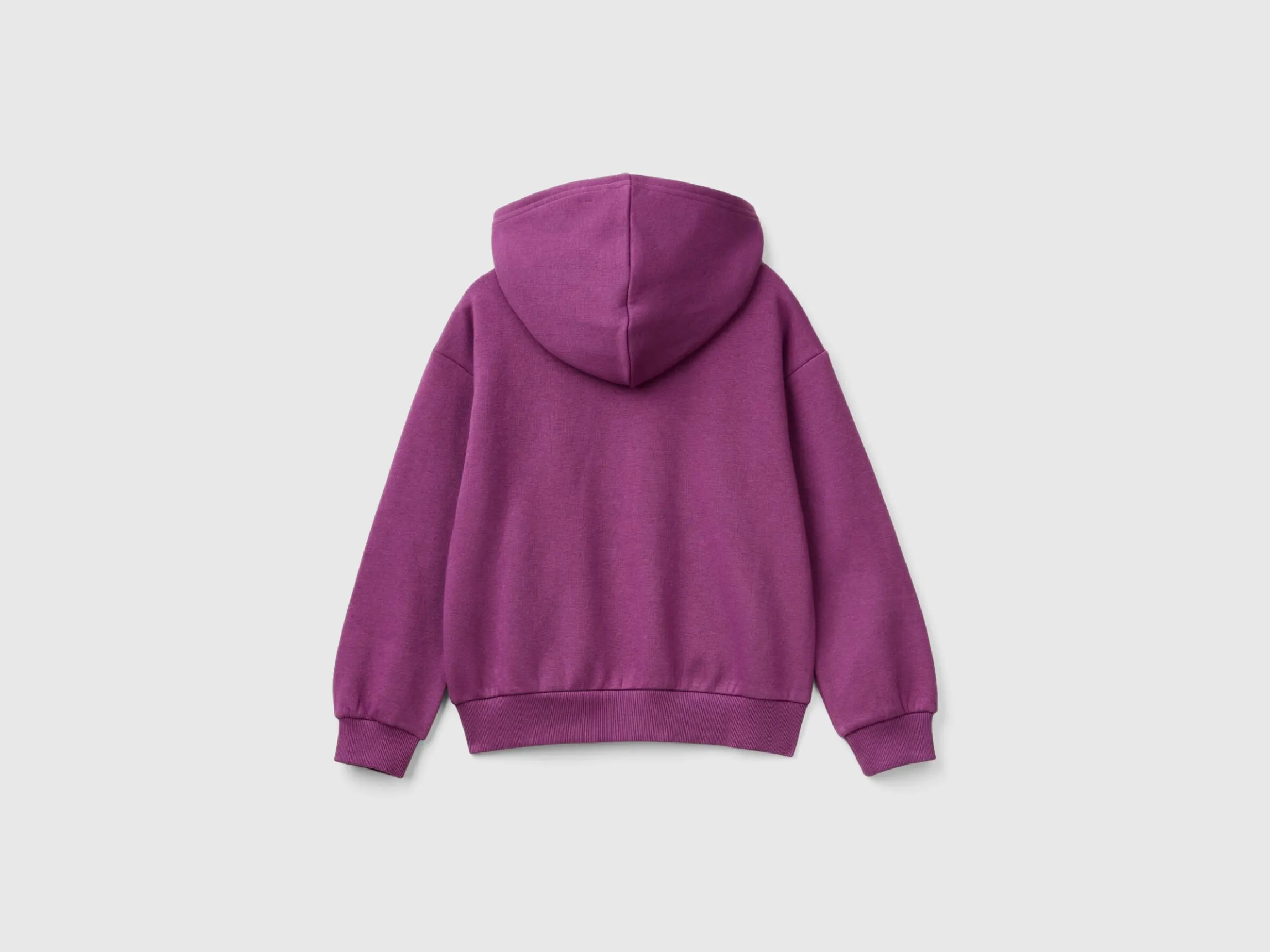 Sweatshirt with zip and sequins