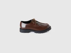 Synthetic patent leather moccasins