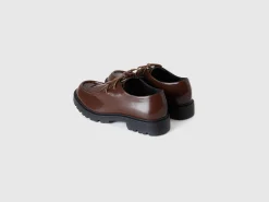 Synthetic patent leather moccasins