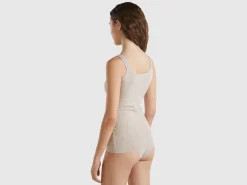 Tank top in super stretch organic cotton