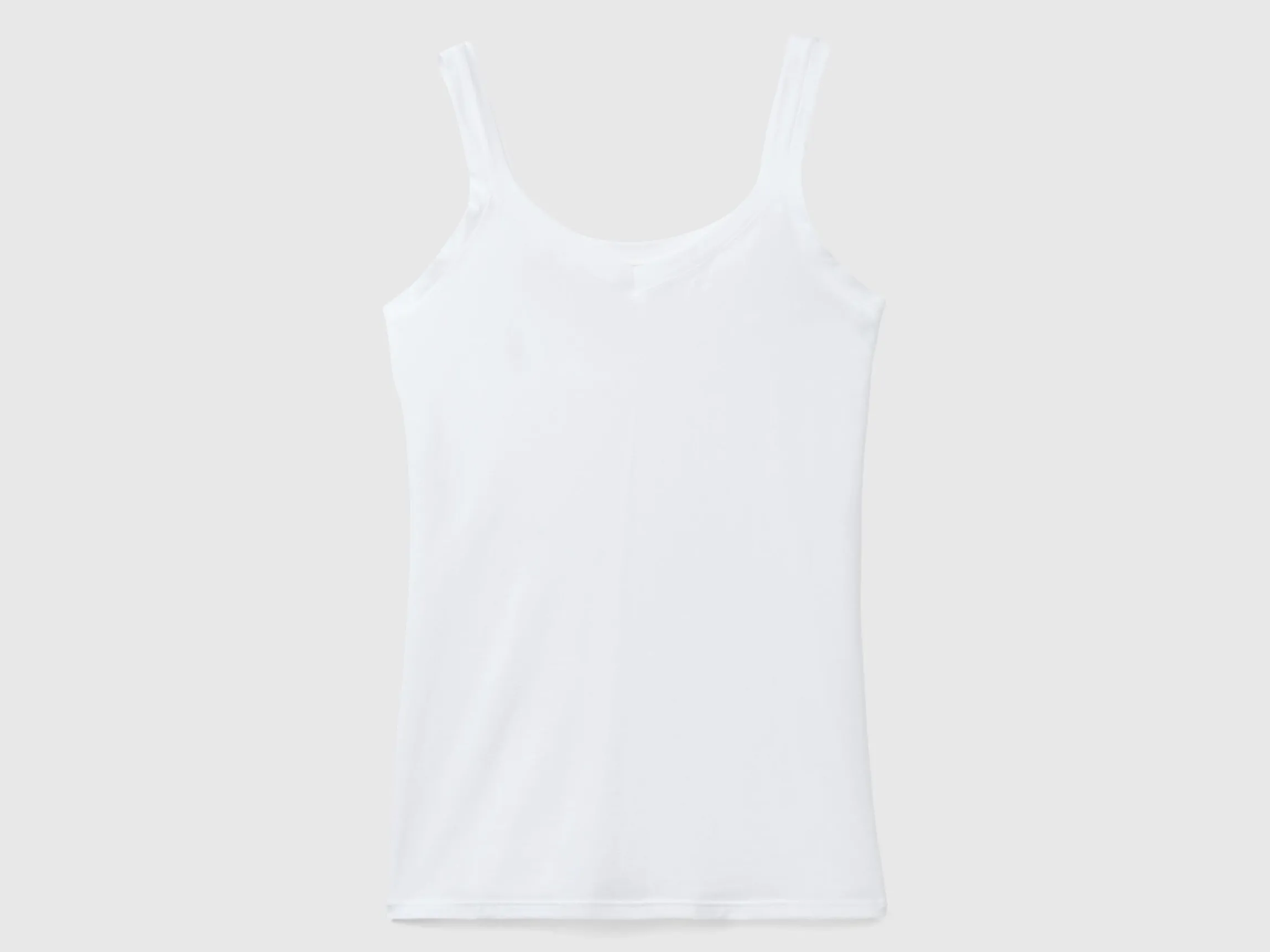 Tank top in super stretch organic cotton