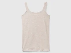 Tank top in super stretch organic cotton