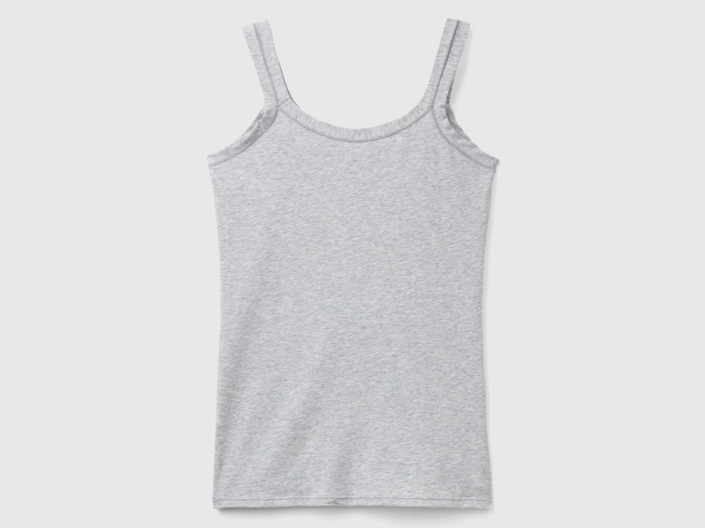 Tank top in super stretch organic cotton
