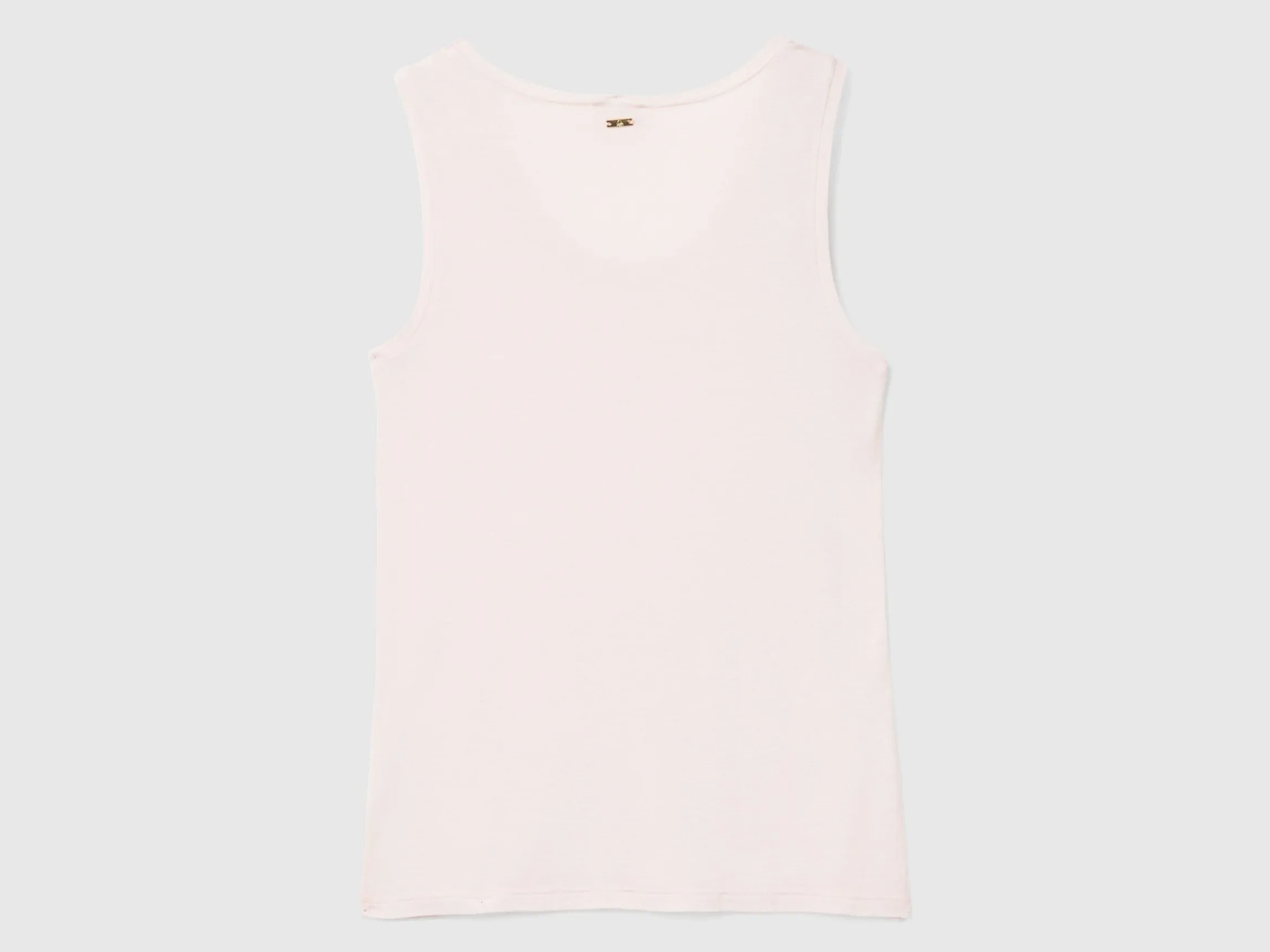 Tank top in viscose and wool blend