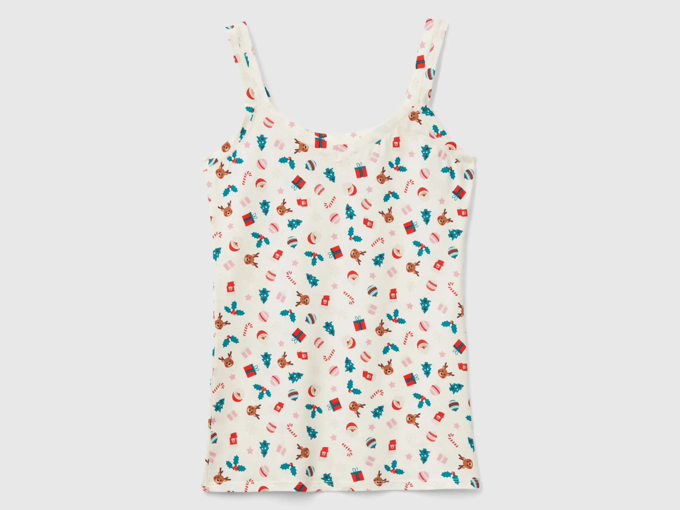 Tank top with Christmas print