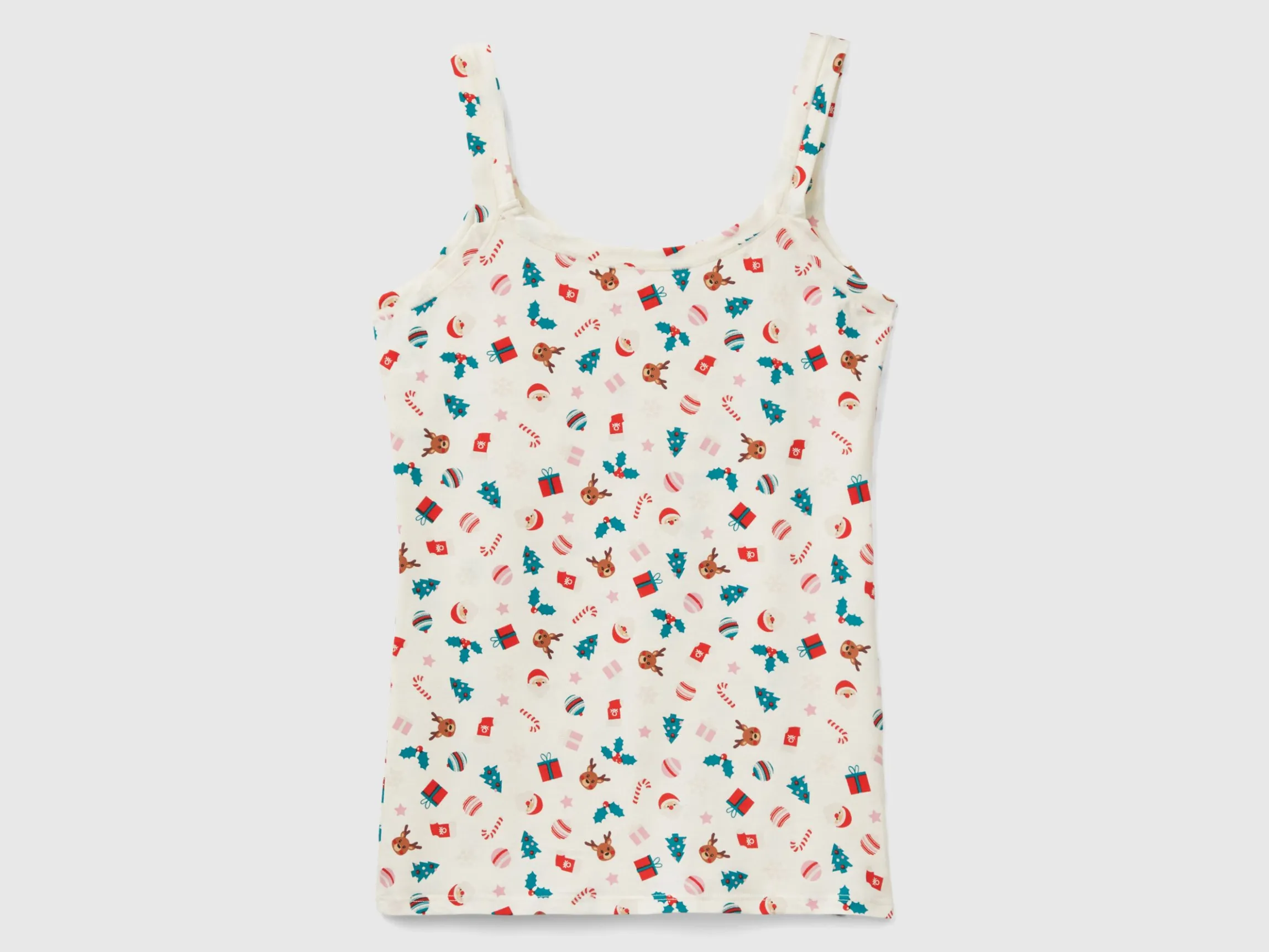 Tank top with Christmas print