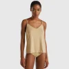 Tank top with lurex