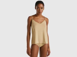 Tank top with lurex