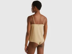 Tank top with lurex