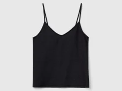 Tank top with lurex