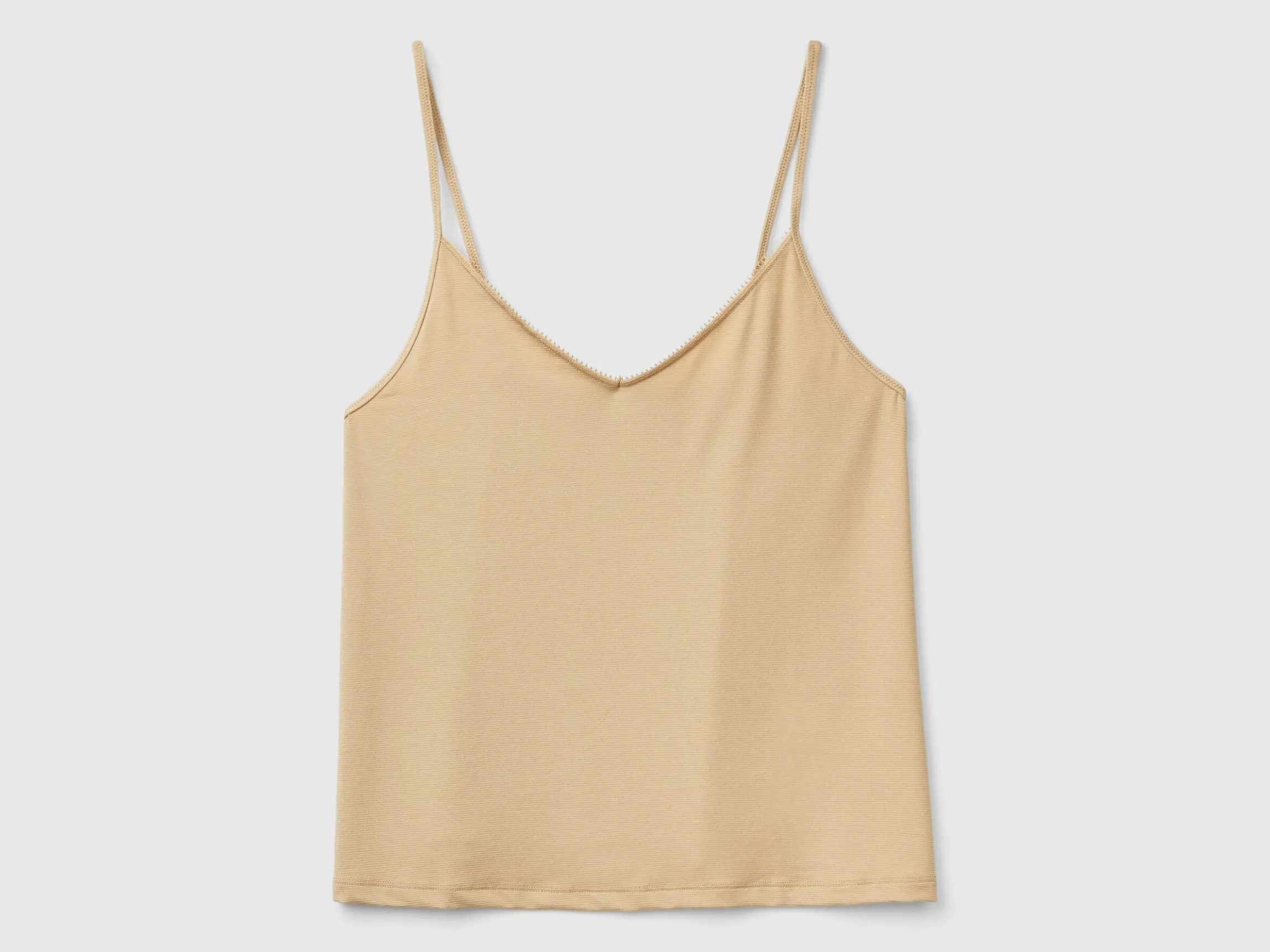 Tank top with lurex