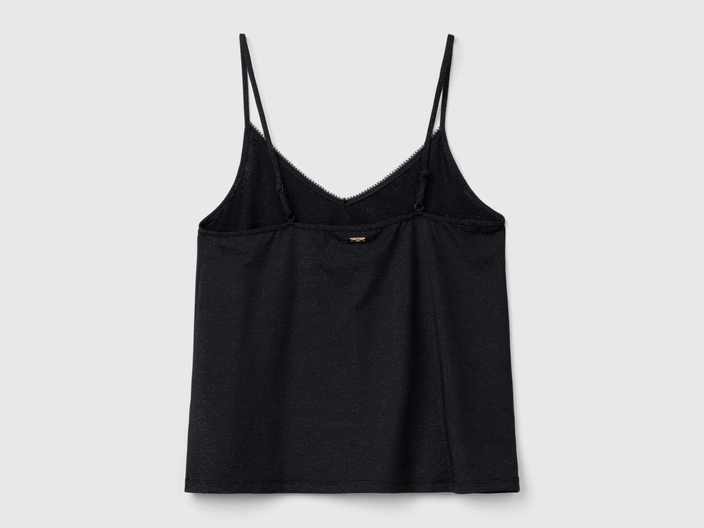Tank top with lurex