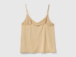 Tank top with lurex