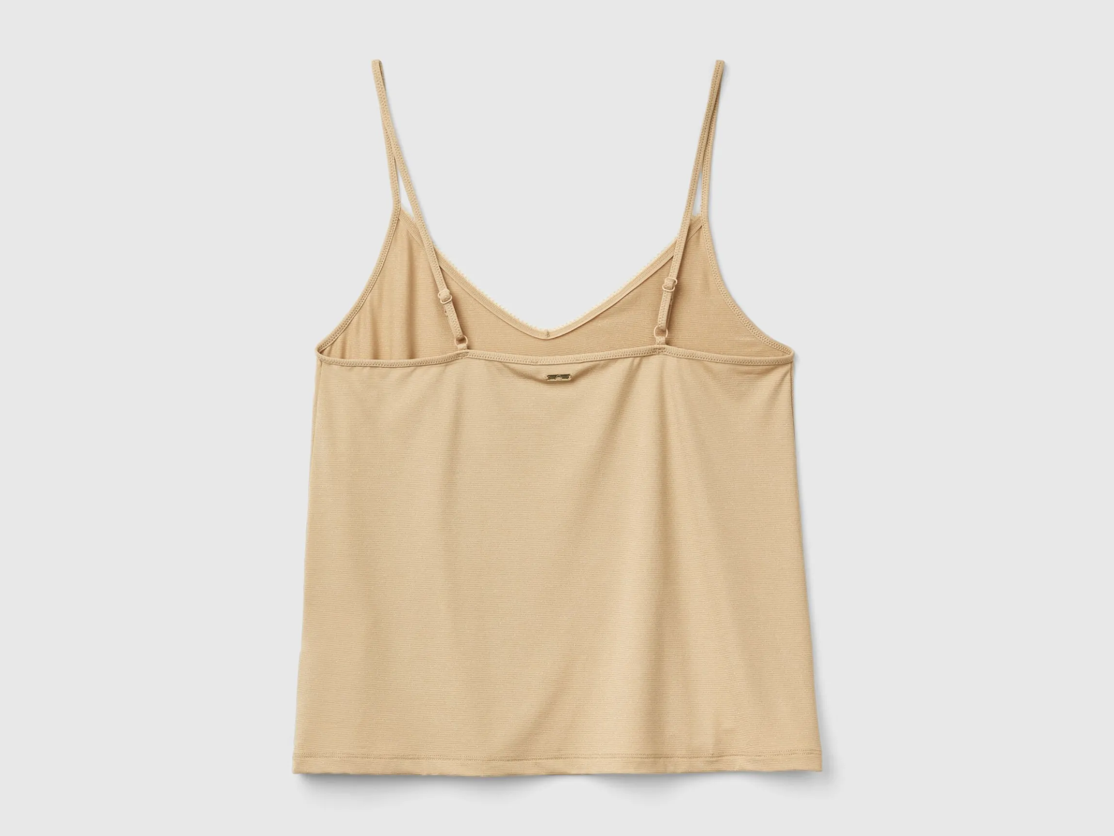 Tank top with lurex