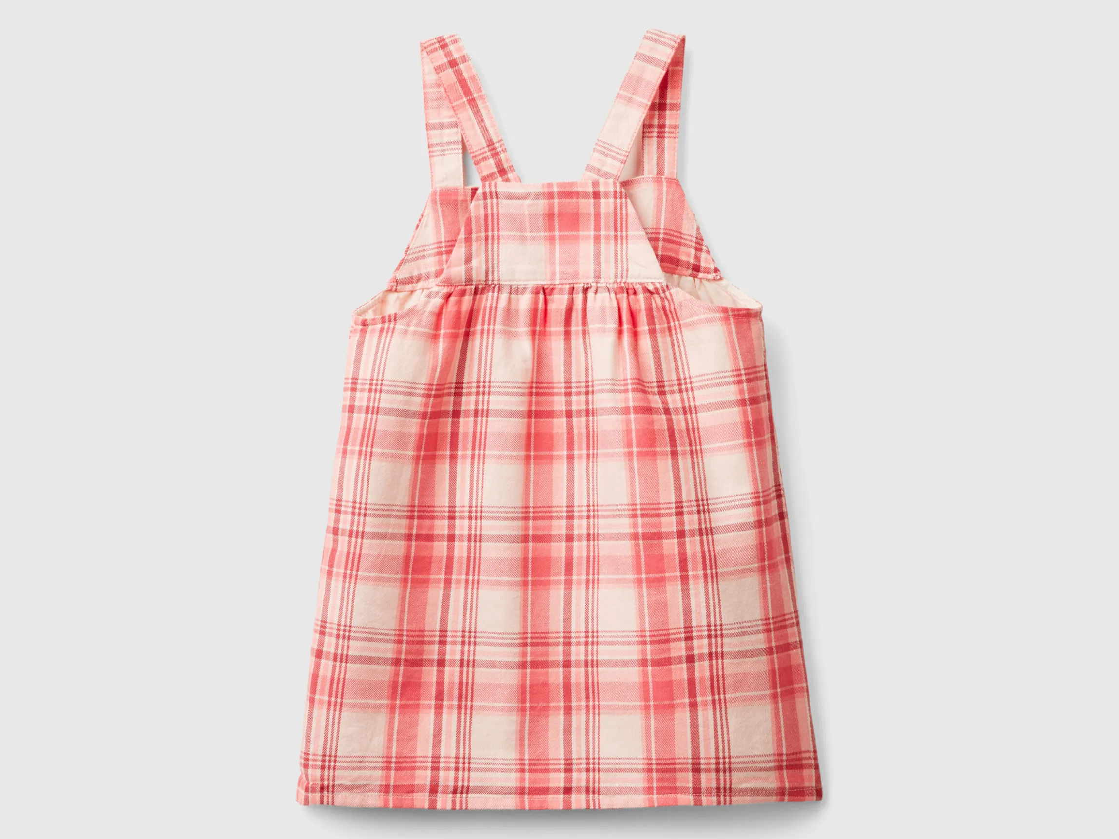 Tartan dungaree dress