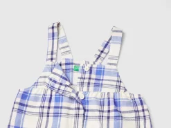 Tartan dungaree dress