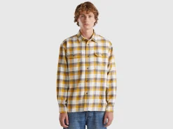 Tartan flannel overshirt