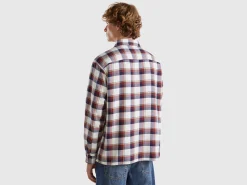 Tartan flannel overshirt