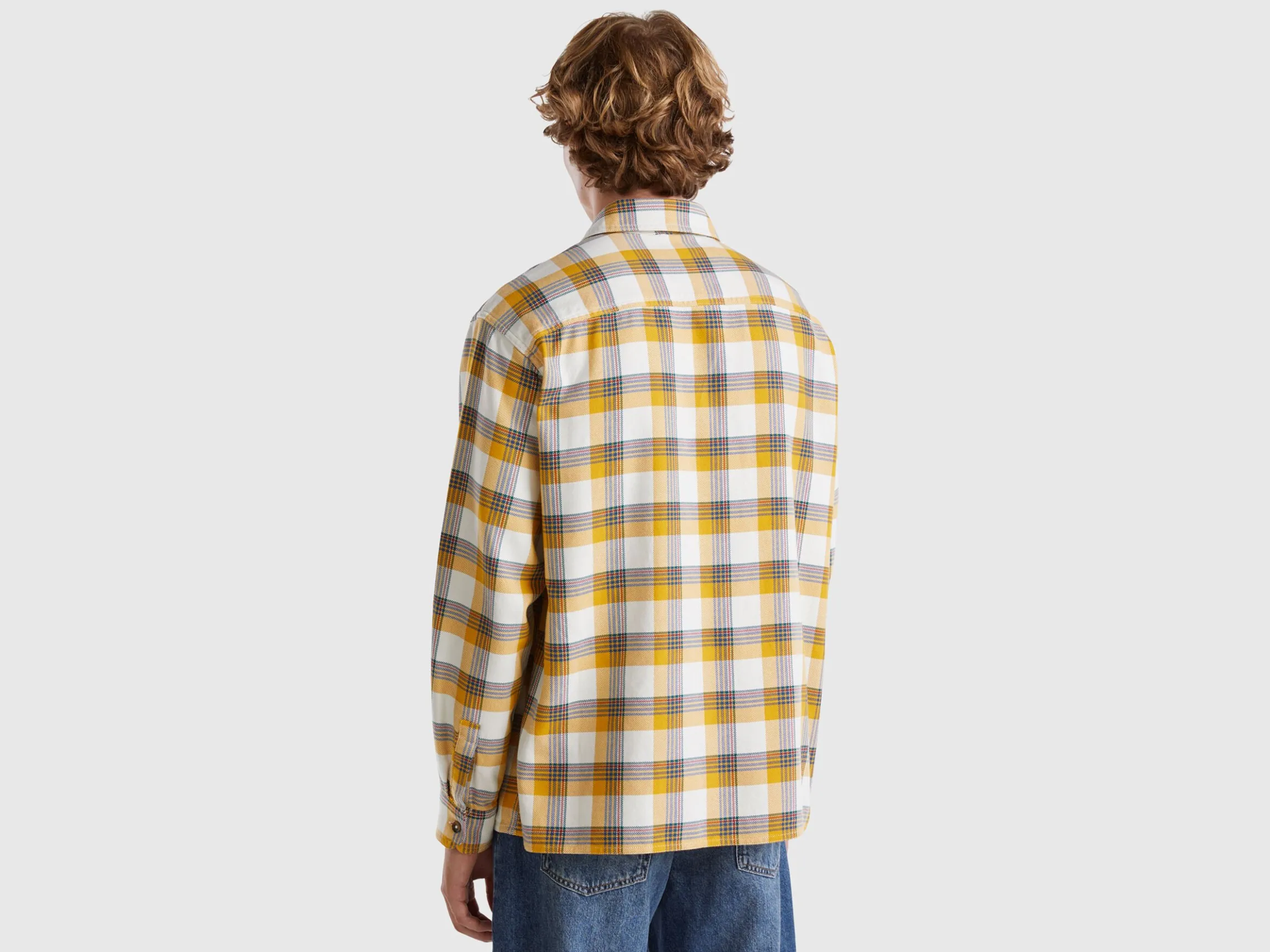 Tartan flannel overshirt