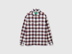 Tartan flannel overshirt
