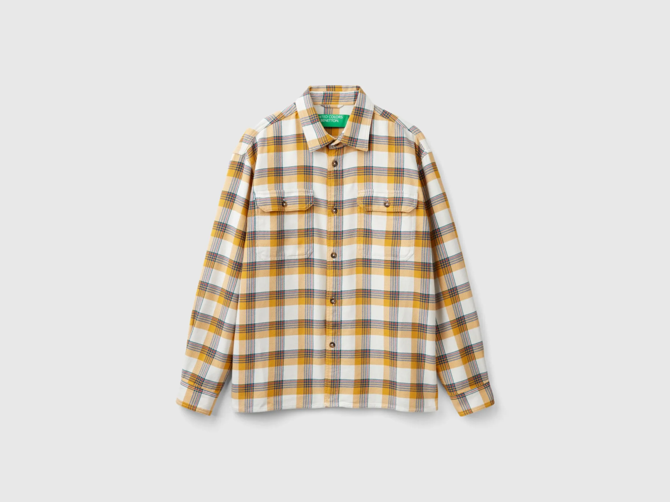 Tartan flannel overshirt