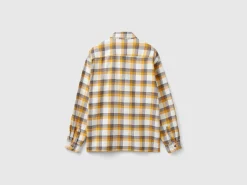 Tartan flannel overshirt