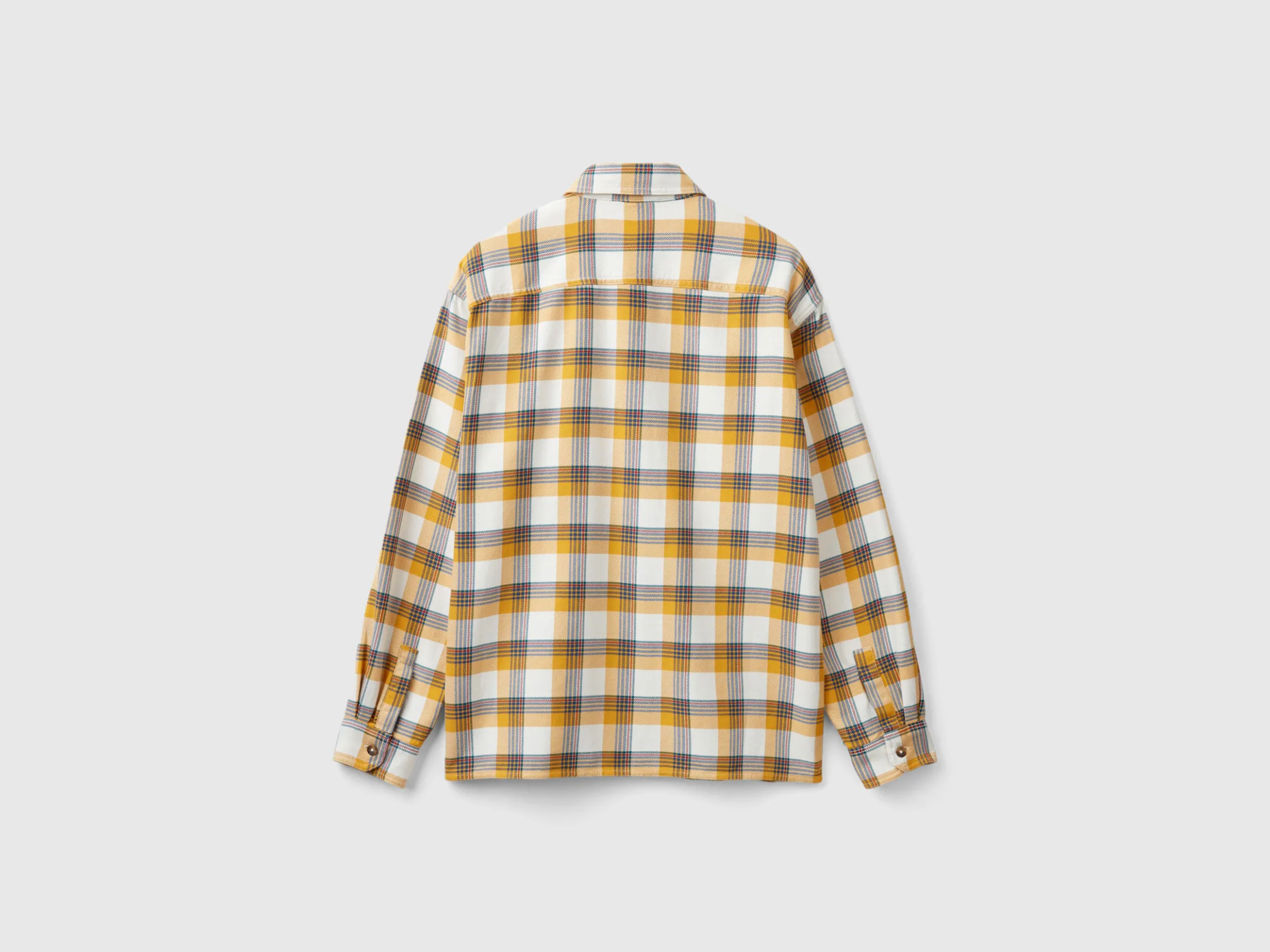 Tartan flannel overshirt