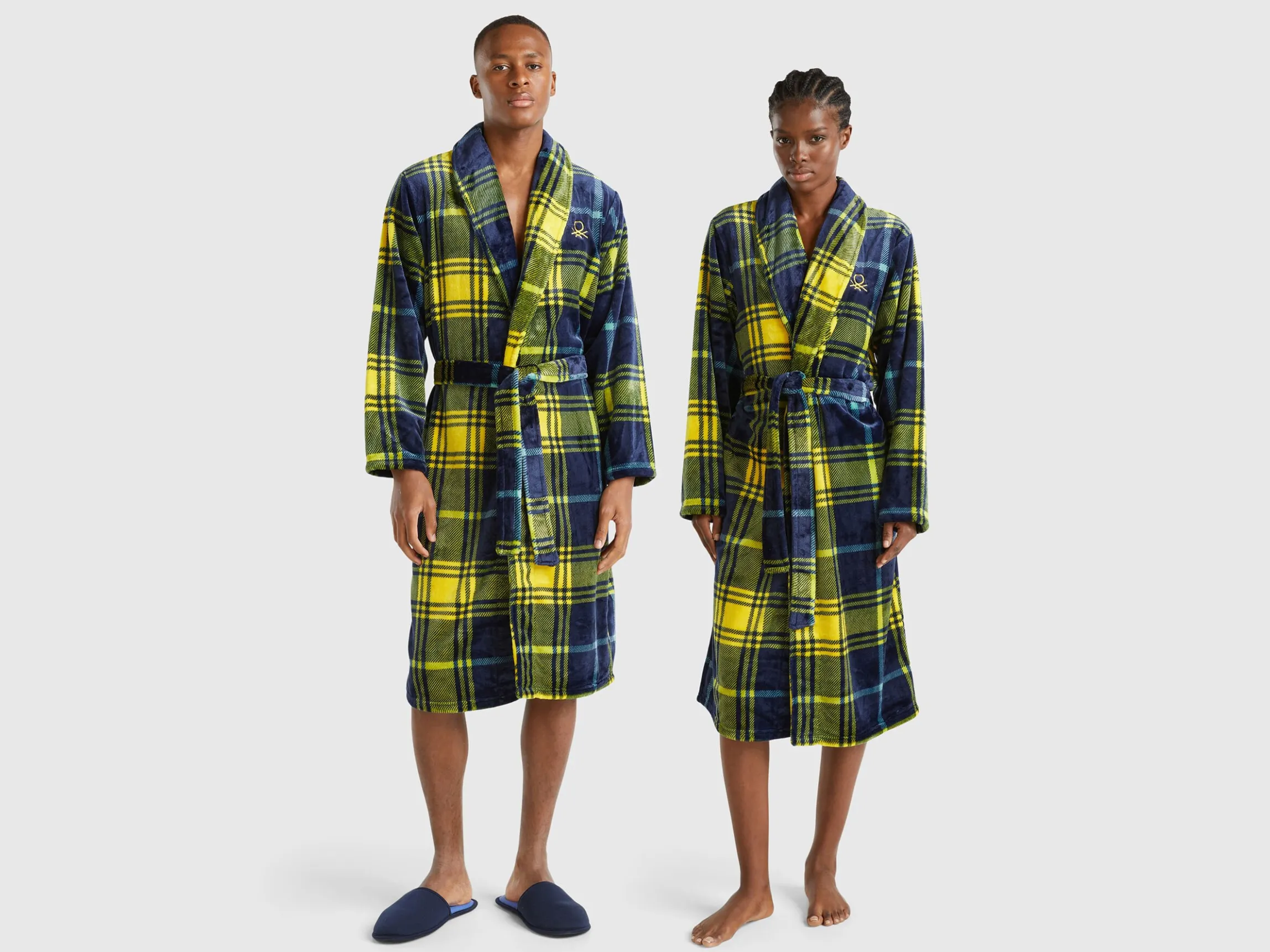 Tartan robe