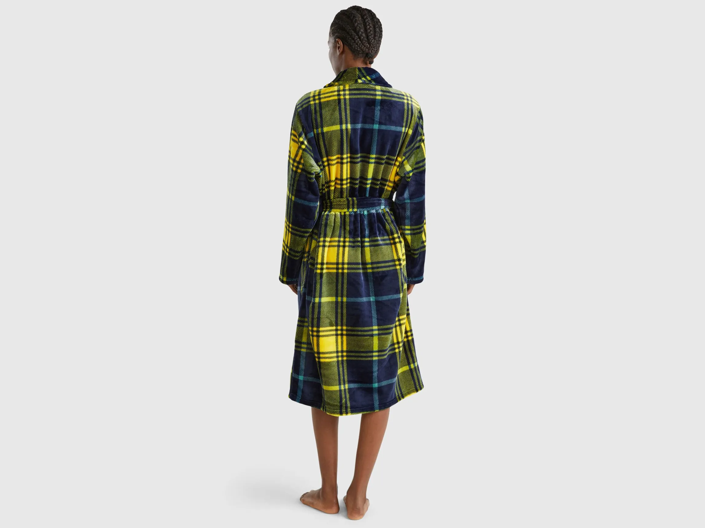 Tartan robe