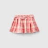 Tartan skirt with sash