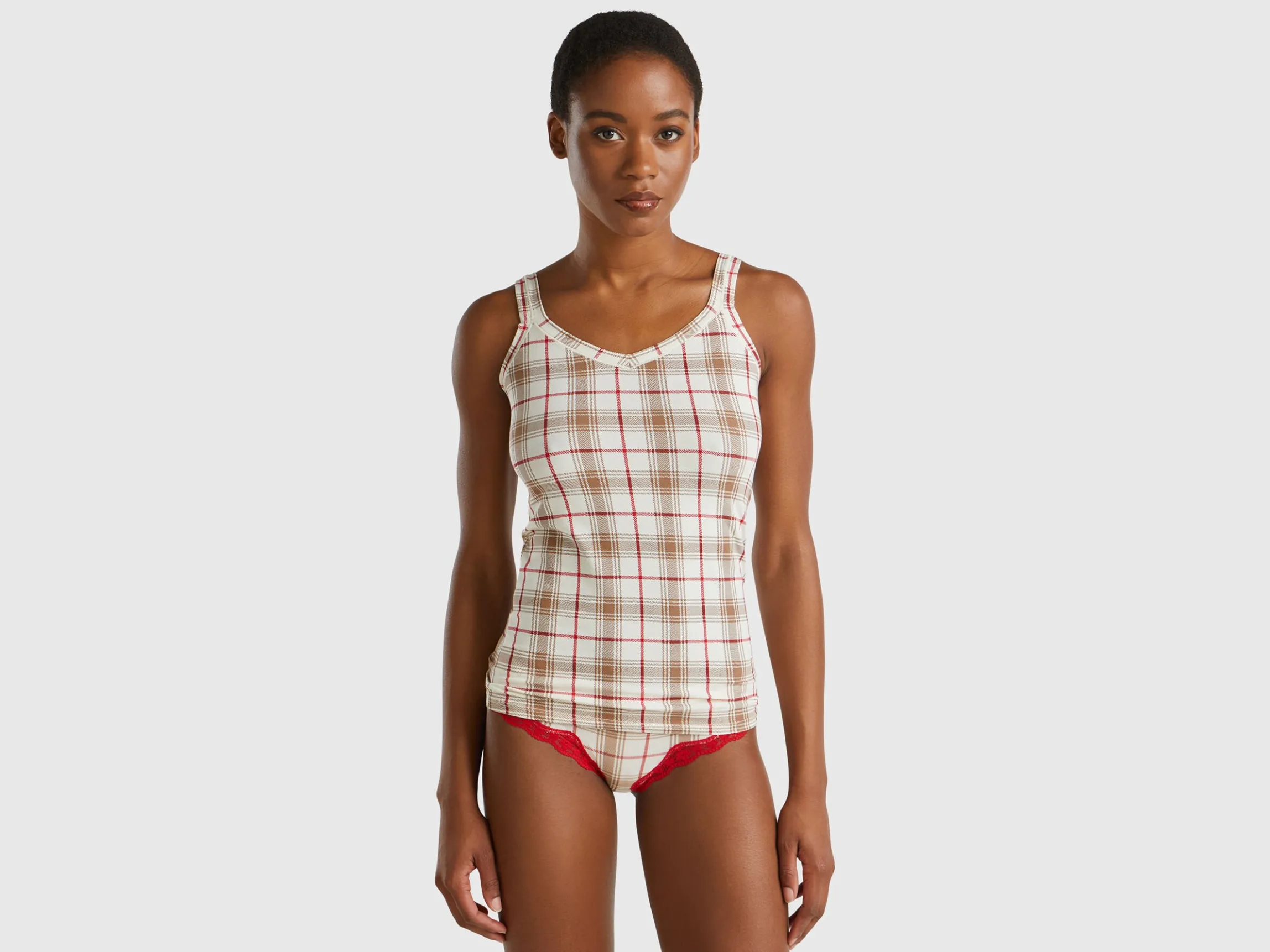 Tartan tank top