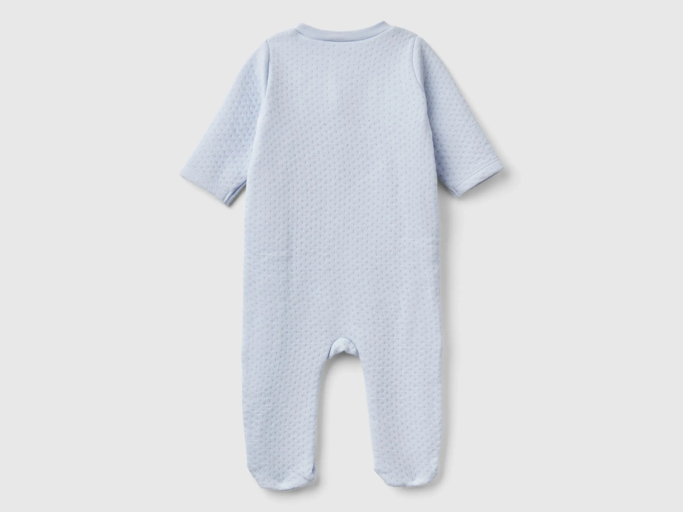 Teddy bear onesie with quilted look