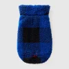 Teddy check coat for dogs