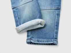 Thermal jeans with pockets