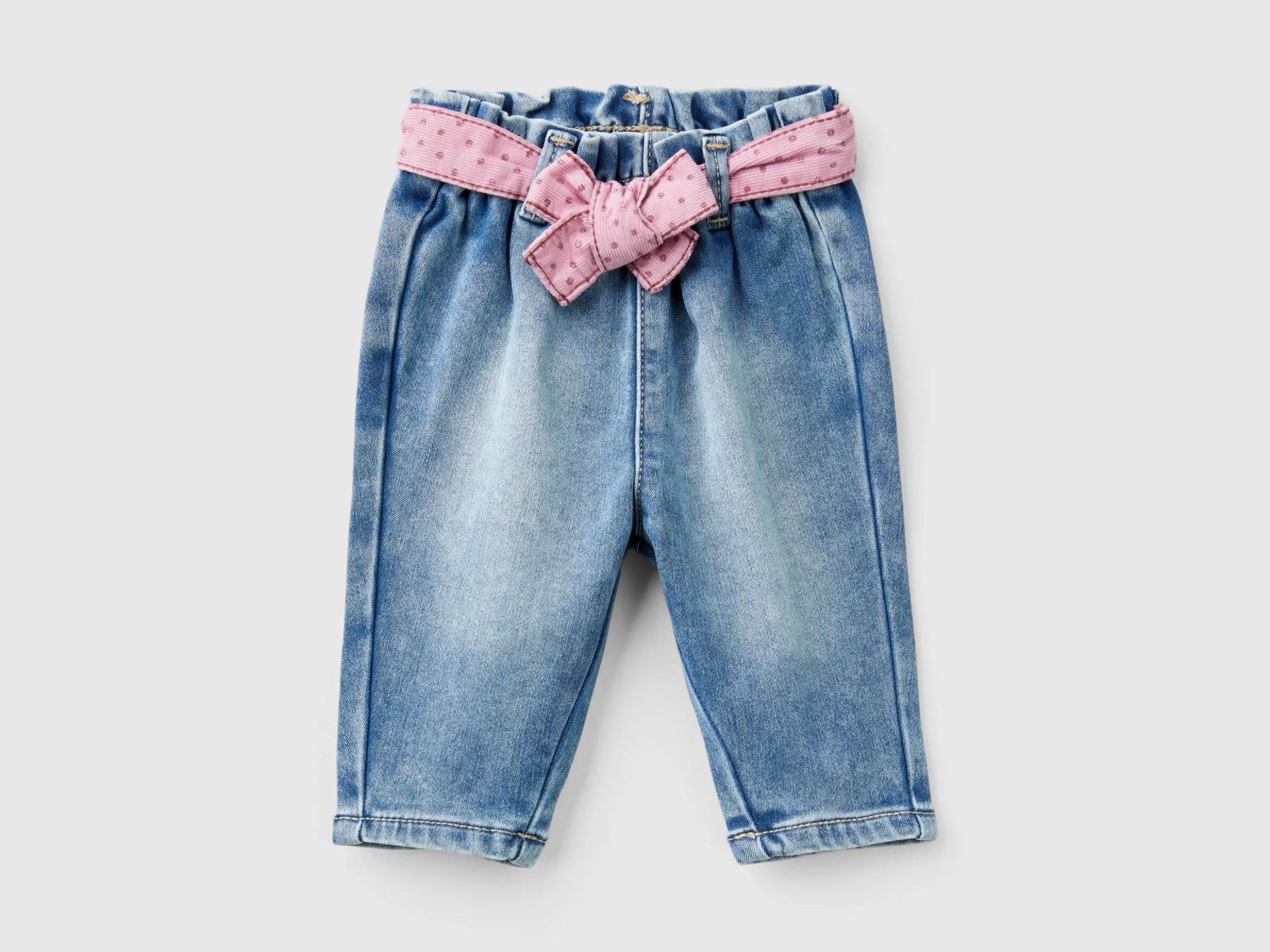 Thermal jeans with sash