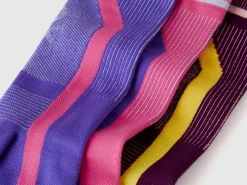 Three pairs of 3/4 length sports socks