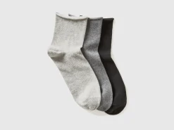 Three pairs of short socks