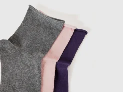 Three pairs of short socks