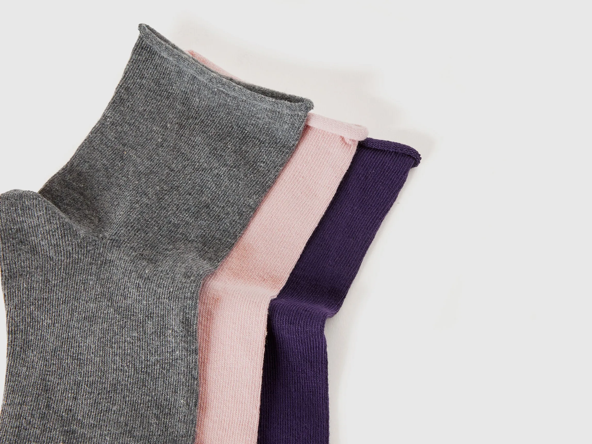 Three pairs of short socks